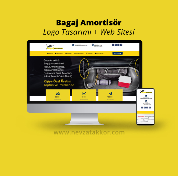 Bagaj Amortisörü Kurumsal Ürün Bazlı Web Site